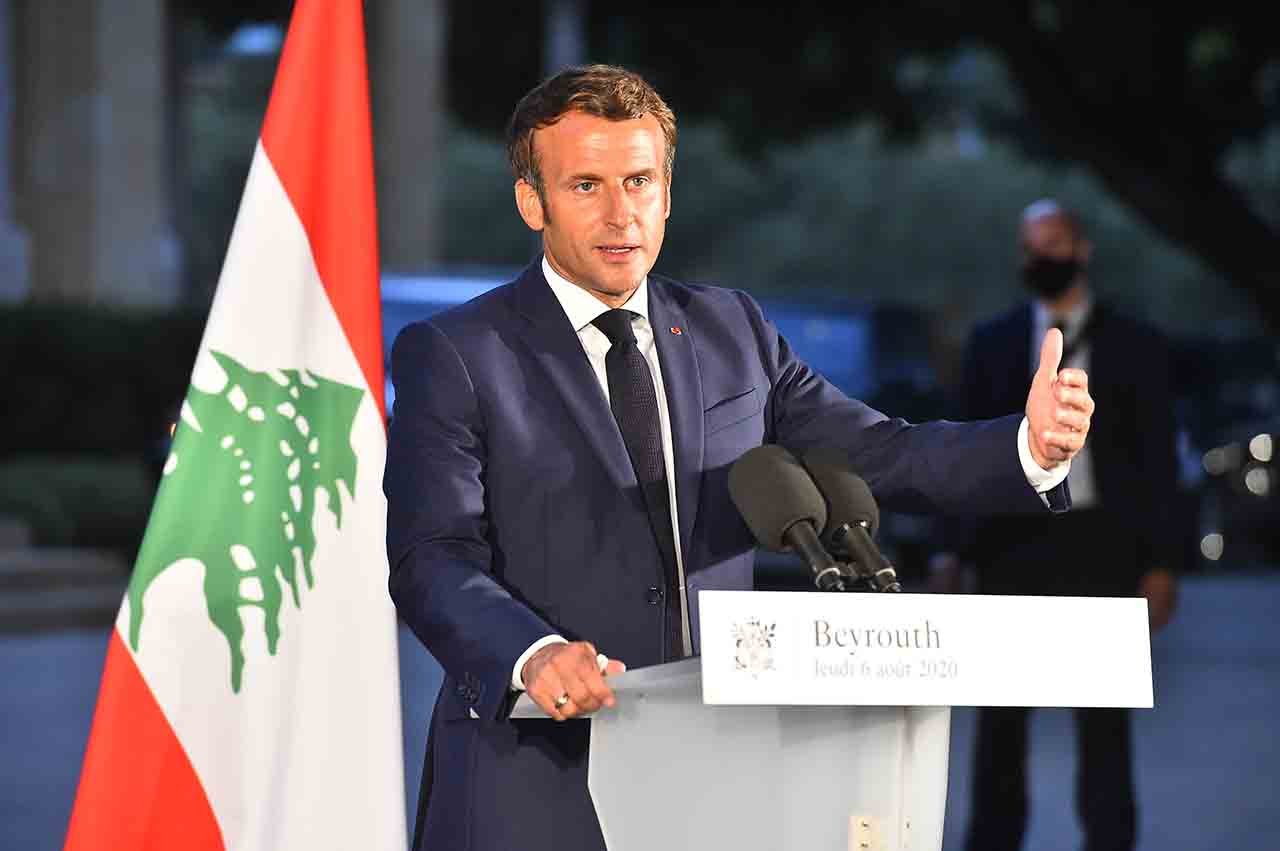 Dalati Emmanuel Macron aide residence des pins AHM6921