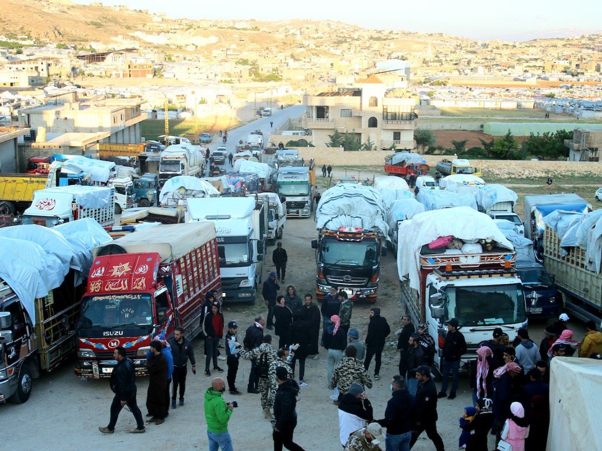 Syrian refugees Lebanon deportation repatriation GettyImages 2152335504