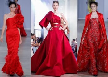 أحدث صيحات فساتين السهرة.. استعدي لسحر اللون الأحمر