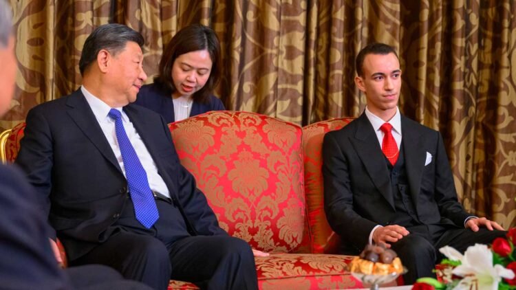 photos prince heritier moulay el hassan president chinois xi jinping