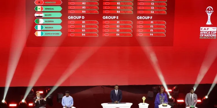 النتائج الكاملة لقرعة كأس الأمم الأفريقية «المغرب 2025»