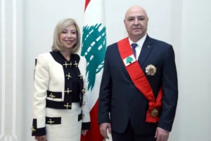 سيدة لبنان الأولى.. أول ظهور لزوجة جوزيف عون