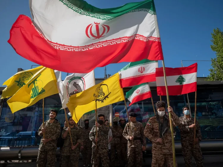 Iran palestine lebanon hezbollah GettyImages 1251834931