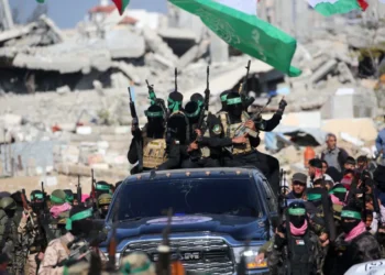 AFP 20250215 36XU492 v2 Preview PalestinianIsraelConflictGazaHostages 185955