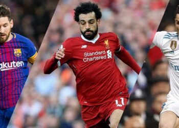 ميسي وصلاح وكريستيانو