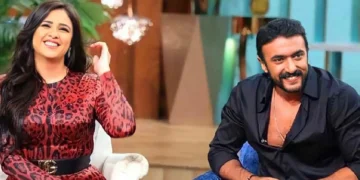 أول رد فعل من ياسمين عبدالعزيز بعد ظهور أحمد العوضي مع رامز جلال