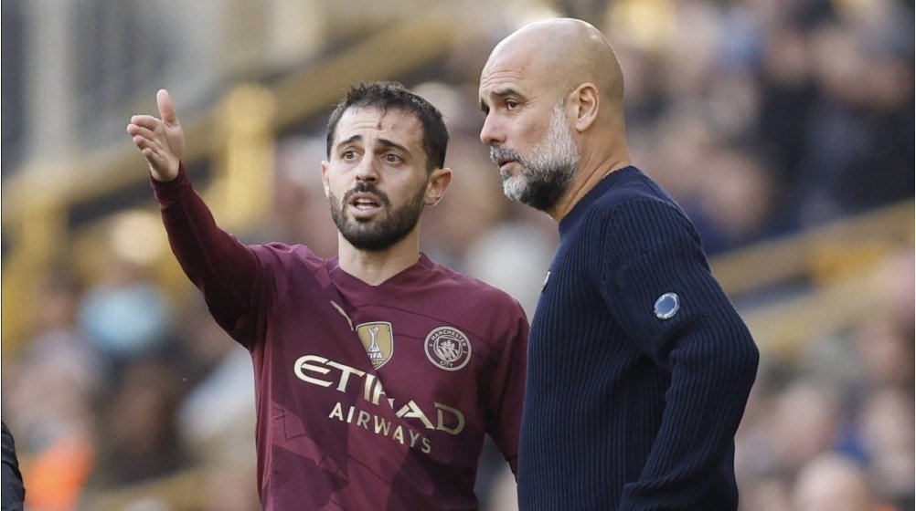 pep guardiola bernardo silva manchester city 2024 25 1730878738 153500