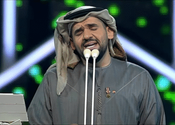 «فستانك الأبيض».. هدية من حسين الجسمي لـ هشام جمال وليلى زاهر