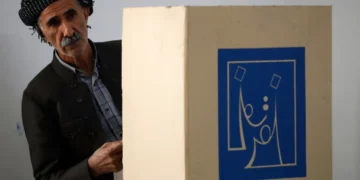AFP 20241020 36KG8PA v2 Preview TopshotIraqKurdistanVote 192628