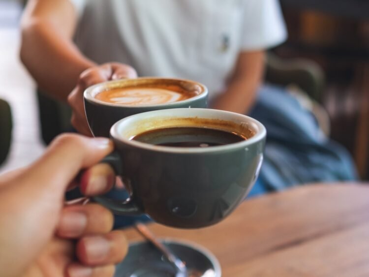 friends drinking coffee