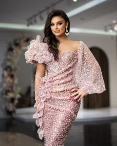 lyreisia pink dress embellished with beads beads crystals light pink 556744