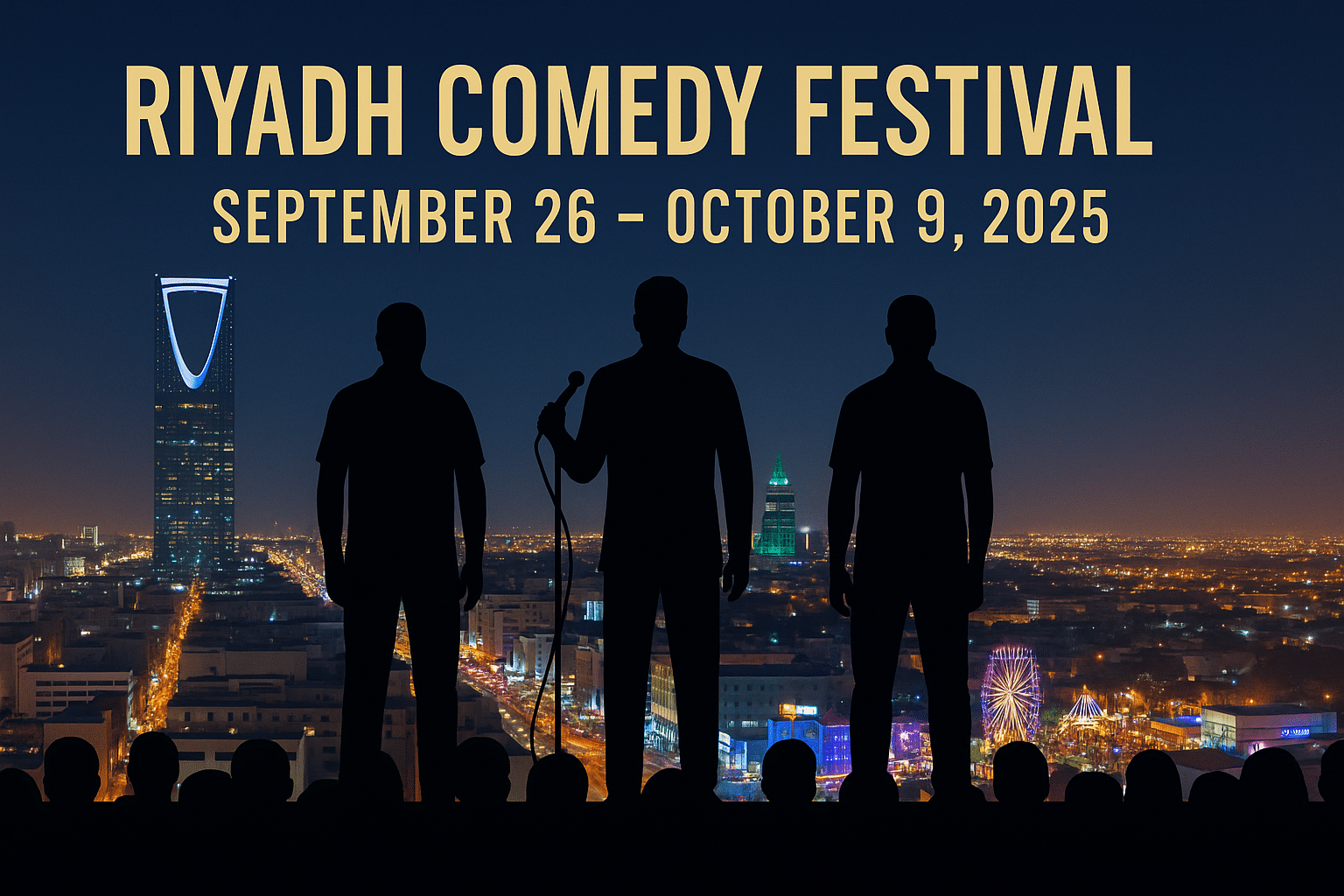 مهرجان الرياض للكوميديا.. نجوم العالم يتصدرون المشهد