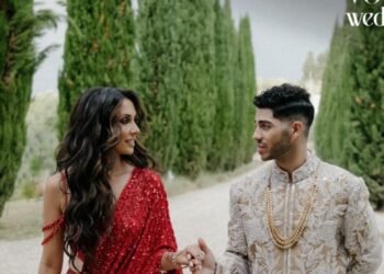 مينا مسعود.. الصور الكاملة لحفل زفافه على الطريقة الهندية