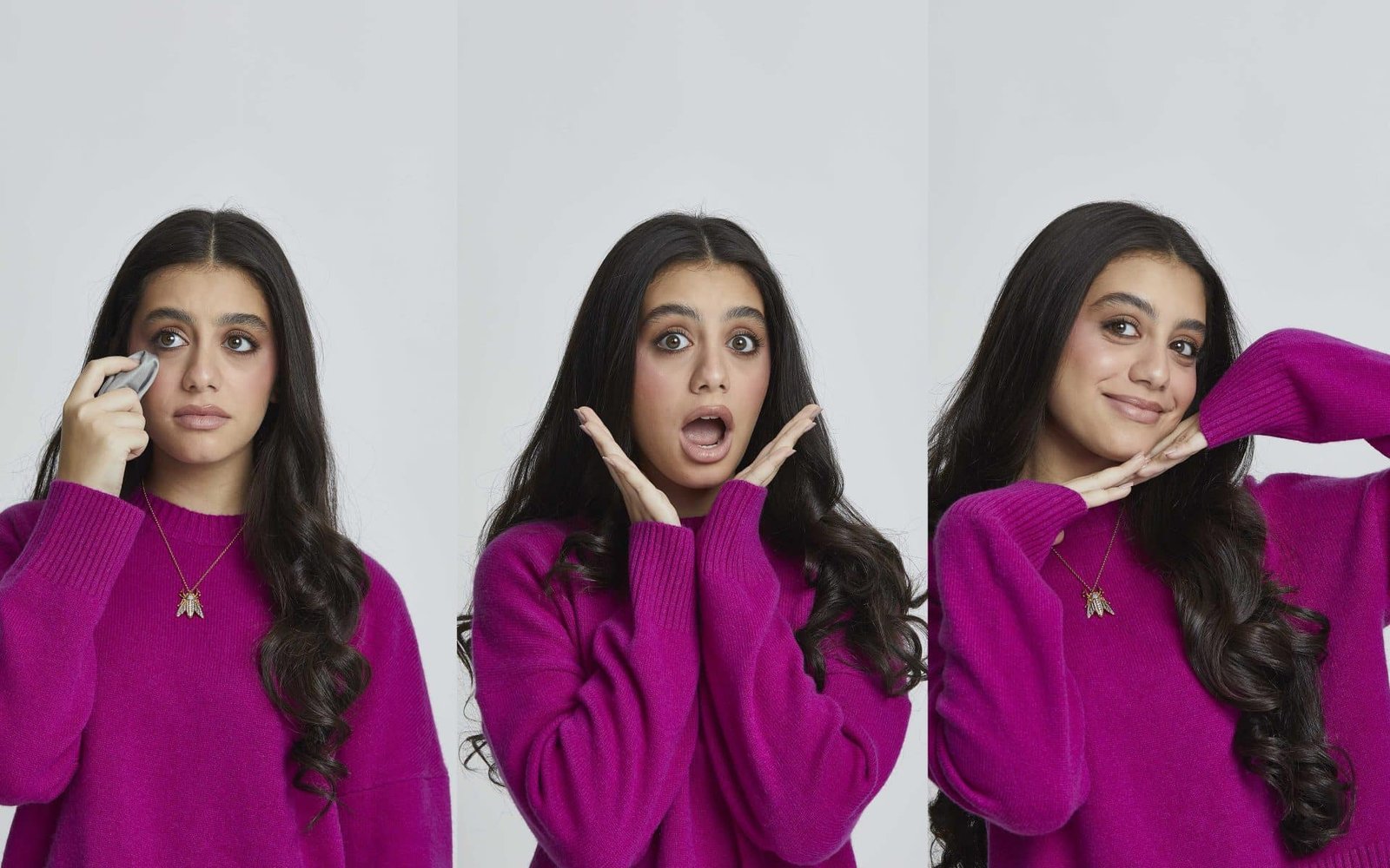 انهيار ياسمينا العبد على الهواء بسبب والدها (فيديو)