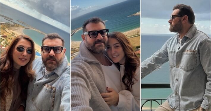 كيف احتفلت كندة علوش بعيد ميلاد عمرو يوسف؟.. صور رومانسية