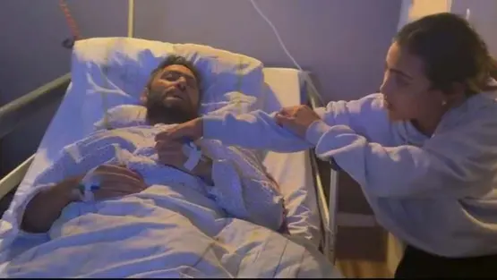 طريح الفراش.. تطورات حالة تامر حسني الصحية 