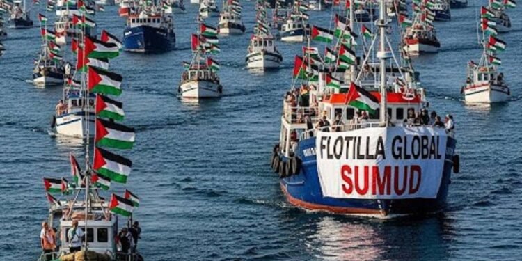 قرصنة إسرائيلية.. هل يشكل اعتراض «أسطول الصمود» خرقًا للقانون الدولي؟